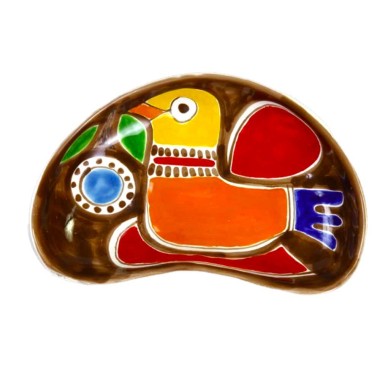 Sicilian handmade Half Moon Tray Stromboli MZL20ST de simone pottery Sicilian handmade Half Moon Tray Stromboli MZL20ST de simone pottery